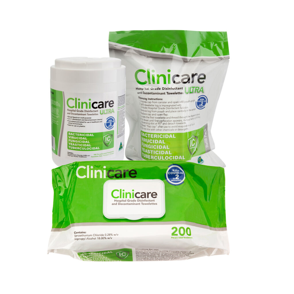 Clinicare Hospital Grade Disinfectant and Decontaminant Cleaner ...